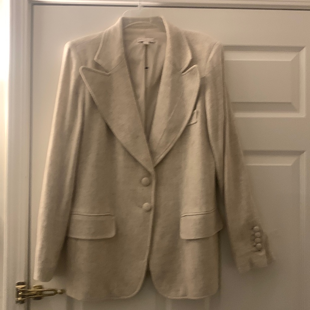 EVA MENDEZ Linen Blazer